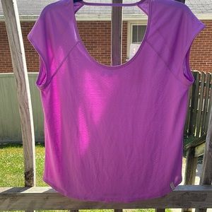 NWT Under Armour purple athletic top. Size L